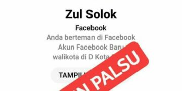 Muncul Akun Palsu Atas Nama Wako Solok, Warga Diminta Hati-hati