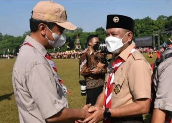 Bertemu di Cibubur, Wako Genius Umar Bicarakan Pembangunan Sarana Prasarana Olahraga Kota Pariaman dengan Menpora RI
