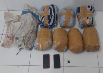 Dua Pria Diciduk, Satres Narkoba Polres Solok Kota Temukan Tujuh Paket yang Diduga Narkotika Jenis Ganja