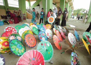 Ada Lomba Lukis Payung nan Cantik di Solok, Begini Penampakan Karya Peserta dari Pelajar SD dan SMP Kota Solok itu