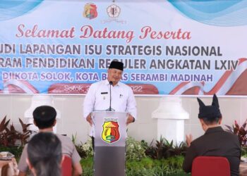 Walikota  Solok Sambut Peserta SLISN PPRA LXIV Lemhanas RI : Mereka Merupakan Orang Hebat se Indonesia
