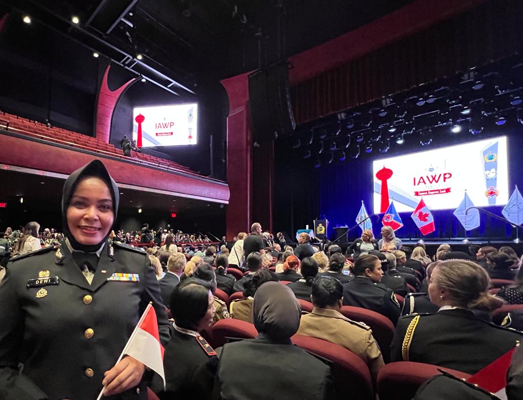 Solok policewoman becomes Indonesian delegation to IAWP 2022 in Canada