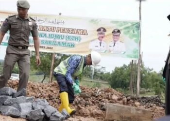 Pembangunan RTH kawasan IKK Limapuluh Kota dimulai, telan biaya Rp3,5 Milyar