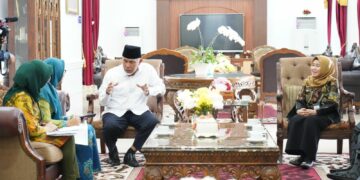 Pendataan Regsosek Dimulai, BPS Sumbar Sambangi Istana Gubernur