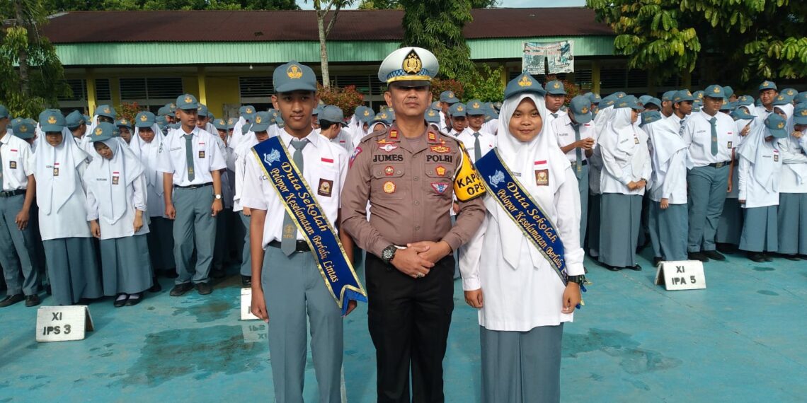 Satlantas Polres Solok Gencarkan Sosialisasi Tertib Lalu Lintas Melalui Police Goes to School