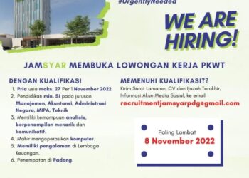 Lowongan Kerja Jamkrindo Syariah, Penempatan Padang