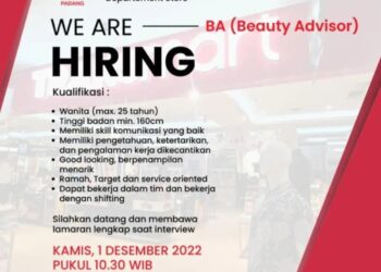 Lowongan Kerja Transmart Padang, Langsung Walk in Interview