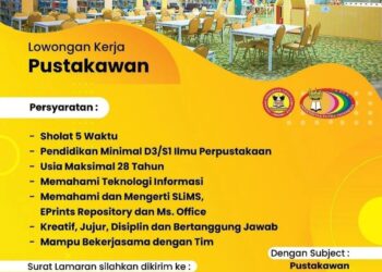 Ada Lowongan Kerja Pustakawan di UPI YPTK Padang, Cek Sekarang