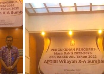 Pengurus APTISI Wilayah X-A Sumbar 2022-2026 dikukuhkan dan gelar Rakerwil