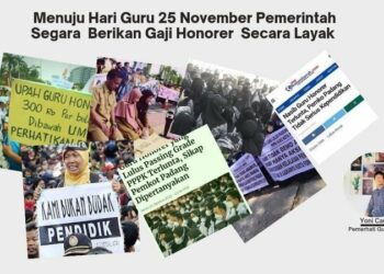 Jelang Hari Guru, Pemerintah Didesak Segera Berikan Gaji Layak Untuk Guru Honorer Sumbar