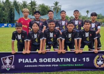 PSG dan Minang Sejagat rebut nilai sempurna di pertandingan hari pertama grup E fase 8 Besar Piala Soeratin U15 zona Sumbar