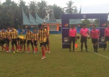 PSP menang, Gaung Putra vs Semen Padang tanpa gol di hari pertama Babak 8 Besar Piala Soeratin U15 zona Sumbar