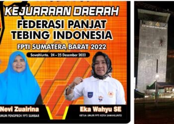 FPTI Sumbar gelar Kejurda di Sawahlunto, 24-25 Desember, Ketua Umum Nevi Zuairina: Ajang Penjaringan Atlet Potensial