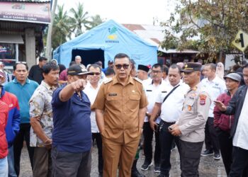 Bupati Solok Tinjau Langsung Lokasi Kebakaran di Nagari Cupak