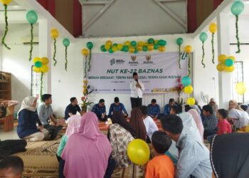 Baznas Kota Solok Peringati Hari Jadi ke 22 dengan Berbagi Bersama Anak Yatim