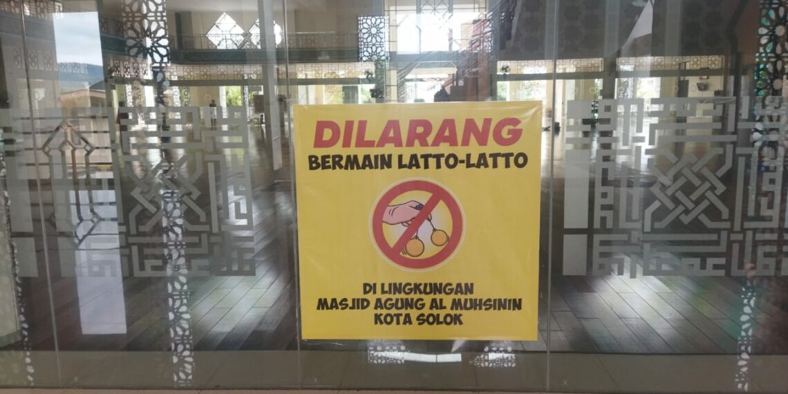 Pengelola Larang Mainkan Latto-latto di Sekitar Masjid Agung Kota Solok, Dianggap Ganggu Jamaah
