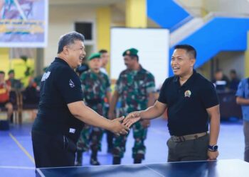 Kota Solok Tuan Rumah Turnamen Tenis Meja Danrem Cup 032/ Wirabraja Tahun 2023