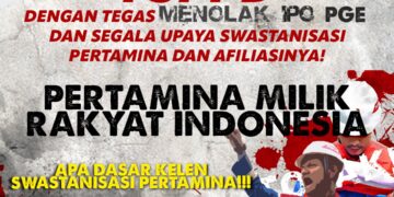 Serikat Pekerja Pertamina Sumbagut Secara Tegas Tolak IPO PGE