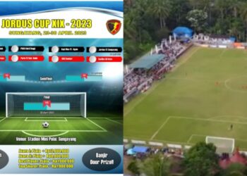 8 tim terbaik Sumbar, Jordus Cup XIX-2023 di Stadion Mini Pulai Sambut Pulang Basamo Lebaran Persatuan Warga Sungayang Nusantara