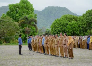 Apel Pagi Pemkab Solok, Kepala OPD Diminta Tegur Pegawai yang Tidak Disiplin Kerja