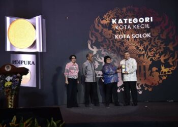 Pemko Solok Terima Anugerah Adipura, untuk yang ke-10 Kalinya