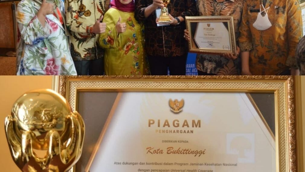 Dinilai Berhasil Dukung JKN-KIS, Wako Bukittinggi Terima Penghargaan dari Pemerintah Pusat