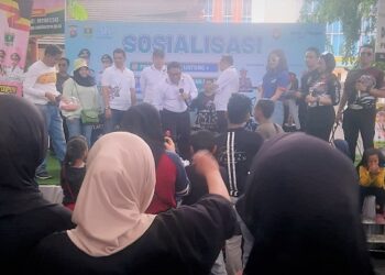 Masif, Samsat Sumatera Barat Sosialisasi Triple Untung+ dan Penghapusan Data Ranmor Mati Pajak di CFD Minggu pagi