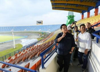 Piala Dunia U-20: Cek Stadion Markas Persib, Erick Thohir Sorot Lintasan Lari