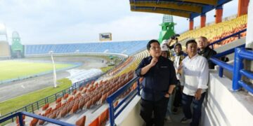 Piala Dunia U-20: Cek Stadion Markas Persib, Erick Thohir Sorot Lintasan Lari