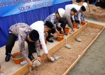 Masya Allah, Purnawirawan Jenderal Polri asal Solok Bangun Masjid Ketujuh di Kampungnya