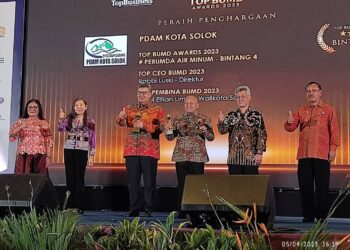 Tiga Penghargaan Sekaligus Diterima Kota Solok pada TOP BUMD Award 2023