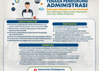 Lowongan Kerja Bappenas, Terbuka untuk Semua Jurusan