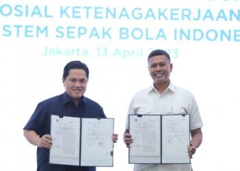 PSSI dan BPJS Naker Kerja Sama Jaminan Kecelakaan Kerja dan Kematian Wasit