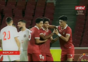 Laga Ujicoba: Timnas U-22 Indonesia Takluk 1-2 dari Lebanon