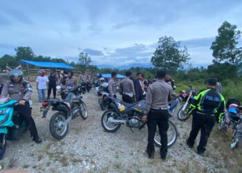 Dirazia Polisi, Pengendara Balap Liar di Jalan Lingkar Kota Solok Sembunyi ke Semak hingga Melompati Parit, 18 Kendaraan Diamankan