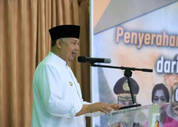Wako Solok Hadiri Penyerahan Perlengkapan Olahraga Beserta Tali Asih dari Gubernur Akpol