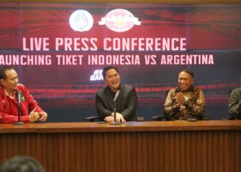 PSSI Luncurkan Penjualan Tiket, Indonesia vs Argentina, Termahal Rp4.250.000,00