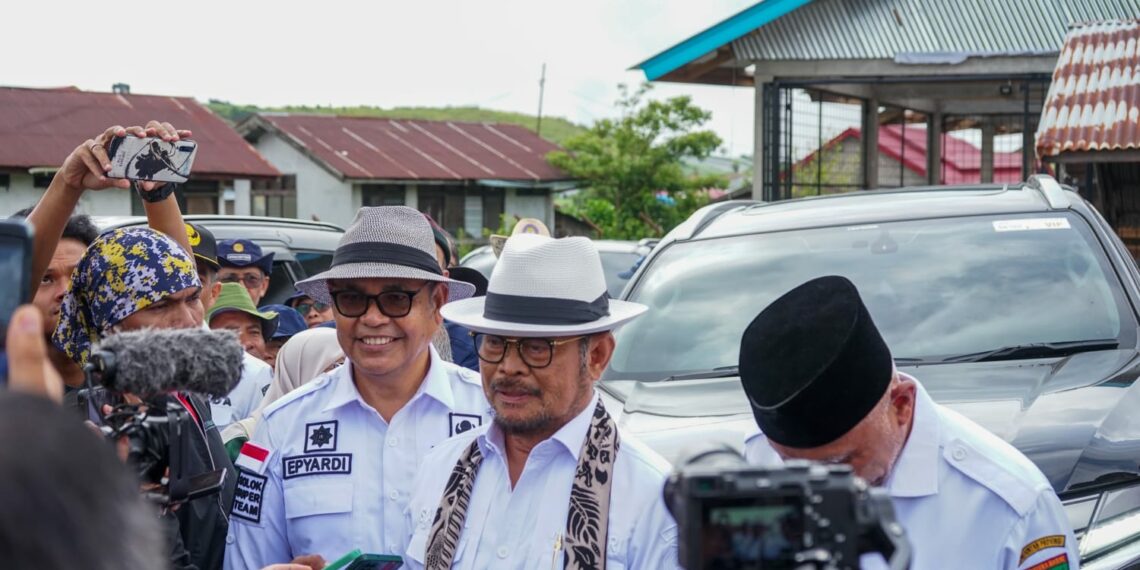 Mentan Apresiasi Agresifitas Bupati Solok, Dalam Optimalisasi Lahan Pertanian