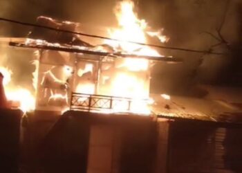 Cupak Membara, Gudang Penyimpanan Pakan Burung Puyuh Dilalap Sijago Merah