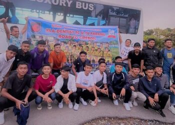 KLA Dentist Kota Padang Berangkat ke Cirebon, Wakili Sumbar di Liga Sentra Indonesia 2023 KU-16 seri Nasional