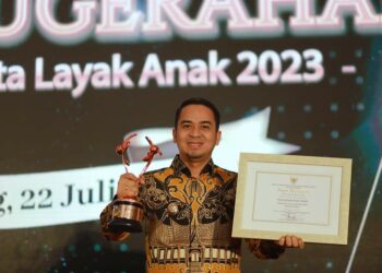 Kota Solok Kembali Raih Penghargaan Kota Layak Anak Predikat Nindya