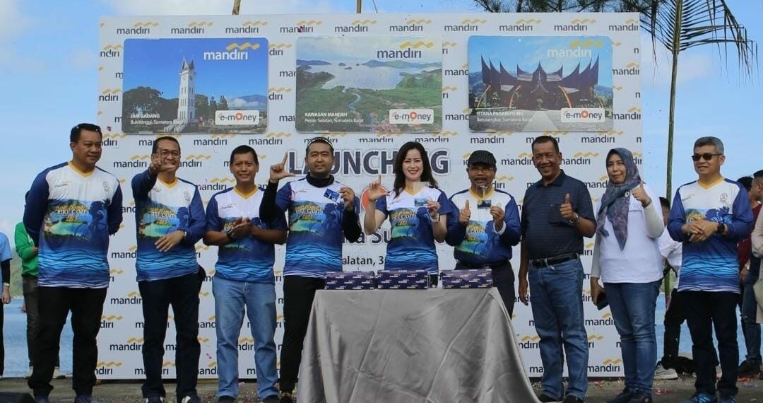 Dukung Kemajuan Industri Pariwisata, Bank Mandiri Launching E-Money Edisi Spesial Series Pariwisata Sumbar
