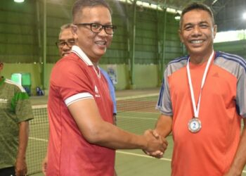 Rangkaian HUT ke-65 Pengambilalihan Pabrik, Semen Padang Gelar One Day Tennis Competition