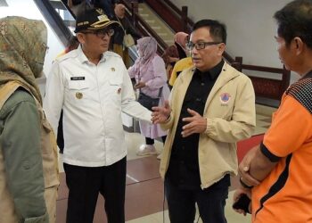 Bantu Rp250 Juta, Plt Sestama BNPB Pusat Sebut Kota Padang Perlu Perencanaan Dalam Penanggulangan Bencana