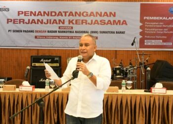 Perang dengan Narkoba, Karyawan PT Semen Padang Ikuti Pembekalan P4GN