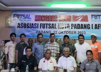 Satria Welly Terpilih Aklamasi sebagai Ketua Asosiasi Futsal Kota Padang 2023-2027