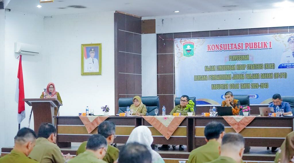 Bahas Isu Pembangunan Berkelanjutan, DLH Kabupaten Solok gelar KLHS RPJPD