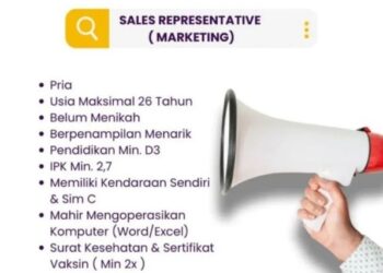 Lowongan Kerja Penerbit Erlangga, Bagi Pria Lulusan D3