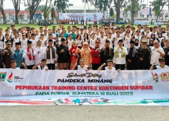 Pelatprov Porwil XI-2023 Sumatera Barat Diresmikan di Hari Sumpah Pemuda ke-95