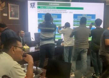 Bersamaan dengan U-13, Inilah Pembagian Grup Piala Soeratin U-15 2023 Asprov PSSI Sumbar